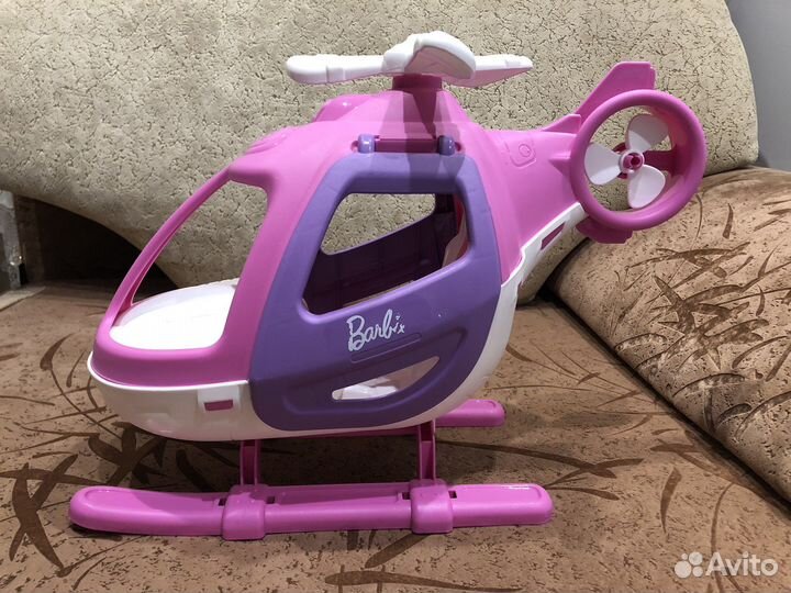 Машина и вертолет в стиле Барби