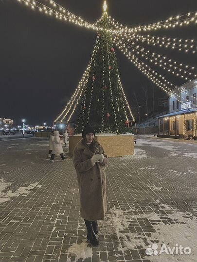 Искусственная шуба тедди