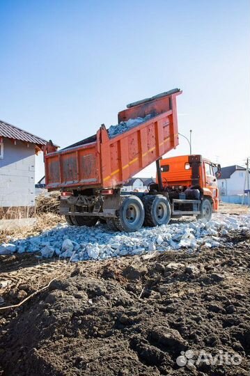 Скальный грунт, вскрыша, доставка скалы