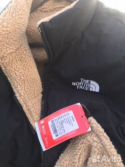 Куртка the north face барашек мужская L