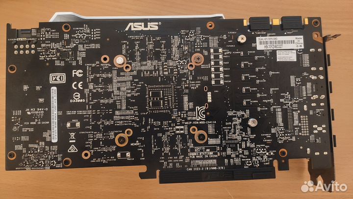 Видеокарта Asus GTX 1070 Dual
