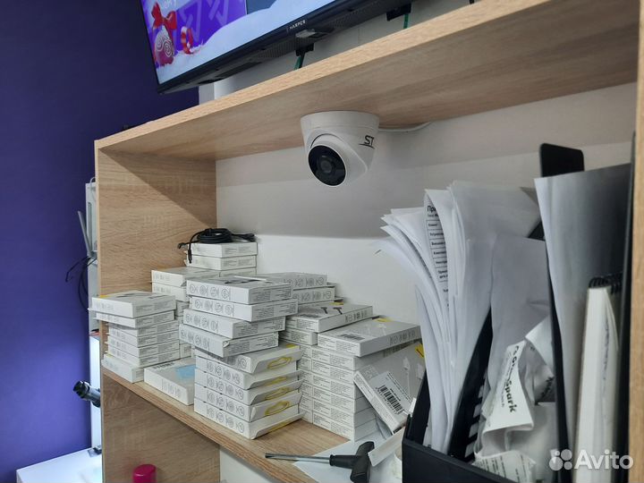 Установка системы видеонаблюдения электро замков