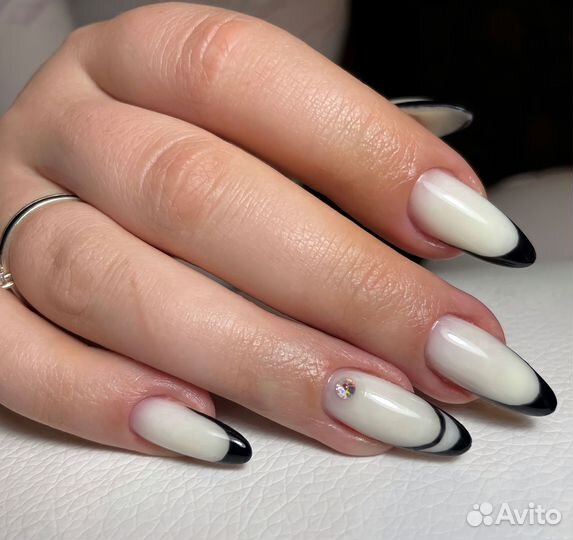 Маникюр коррекция ногтей