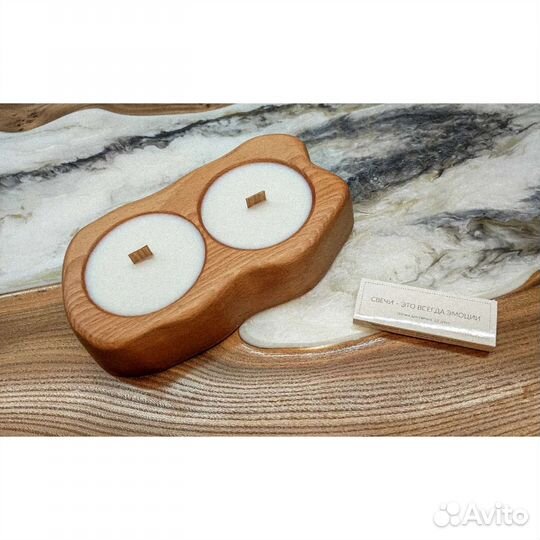 Парфюмированые свечи из массива бука