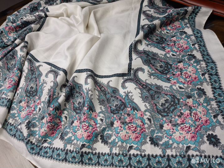 Платок 95 шаль шерсть etro италия