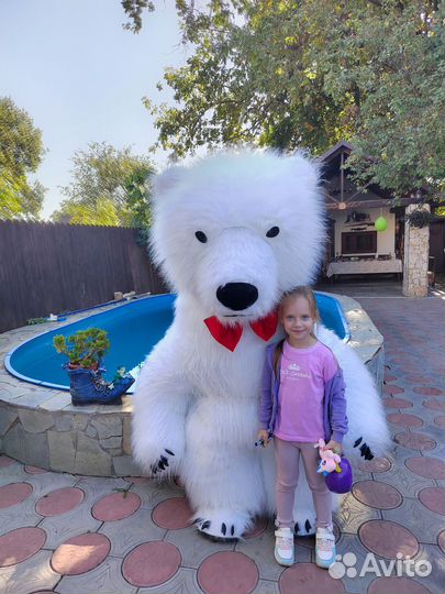 Белый мишка на праздник