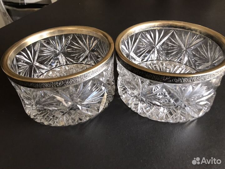 Хрусталь с мельхиором