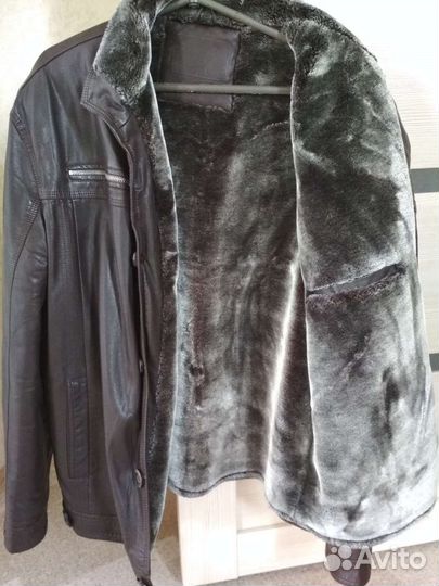 Кожаная куртка мужская