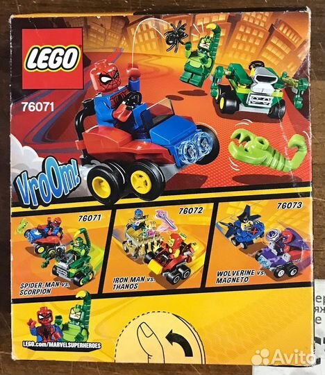 Lego Marvel Super Heroes 76071 Человек-паук против