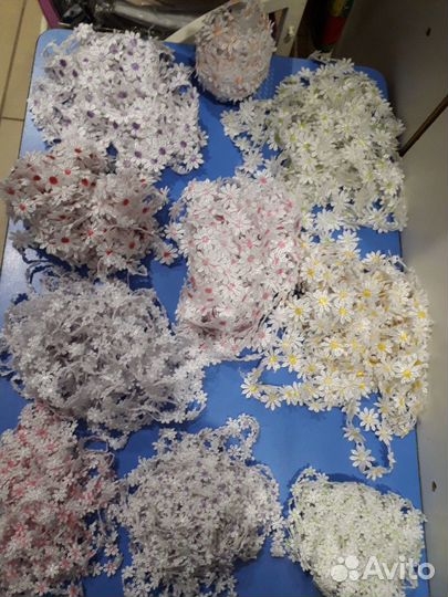 Резинка,кружева ромашка,липучка