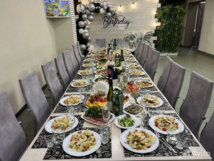 Аренда банкетного зала с игровой