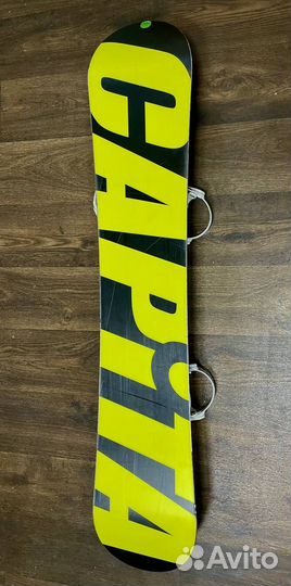 Сноуборд Capita Stairmaster 152 + крепы Ride EX XL