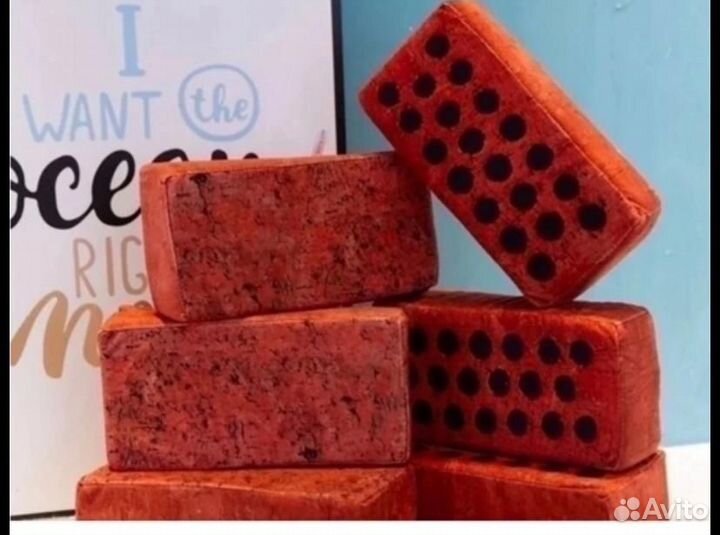 Кирпич мягкая игрушка
