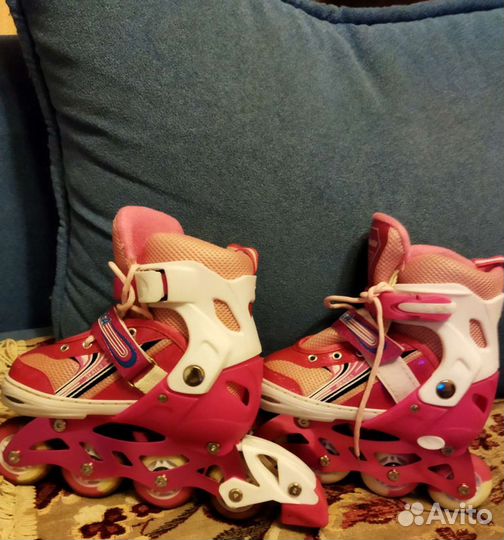 Роликовые коньки детские раздвижные