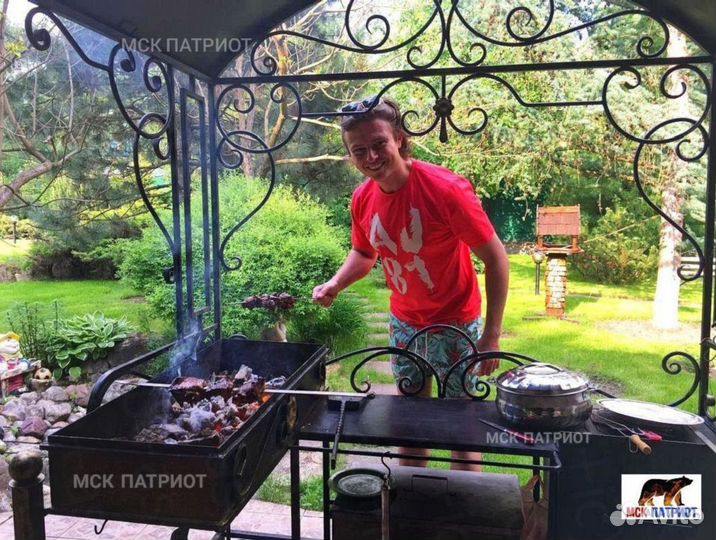 Беседка с мангалом