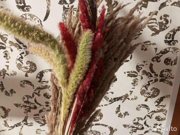 Композиции из сухоцветов для бохо свадьбы