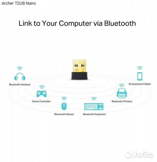 Archer T2UB Nano, Сетевая карта TP-Link Archer T2U