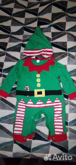 Костюм детский новогодний(эльф)