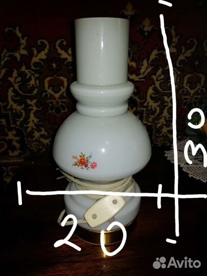 Лампа настольная СССР