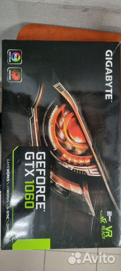 Коробка от видеокарты geforce GTX1060 3gb