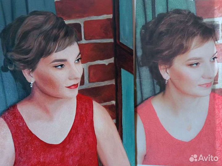 Портрет по фото на заказ маслом