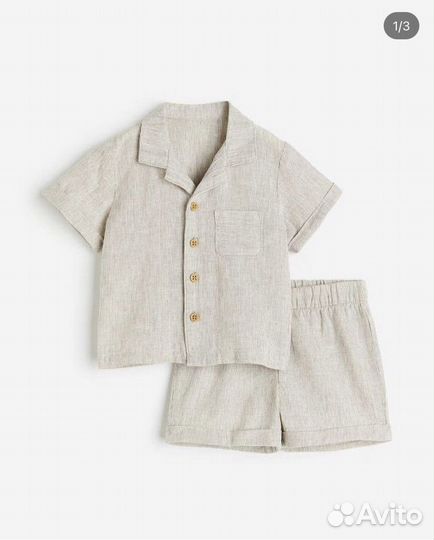Новый комплект рубашка и шорты, H&M
