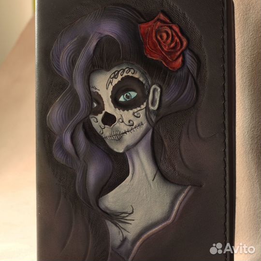 Обложка на паспорт из натуральной кожи