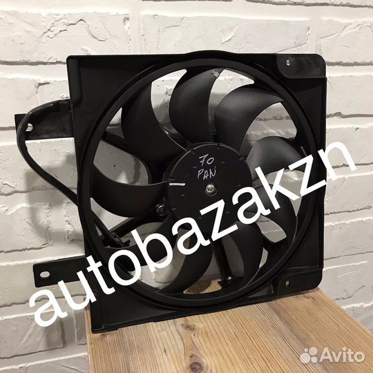 Вентилятор радиатора охлаждения Приора с кондицион