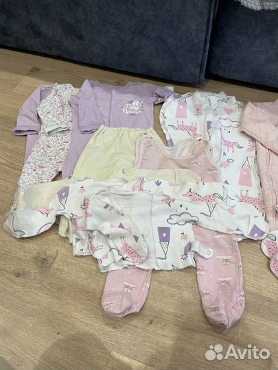 Вещи пакетом для девочки 56-62