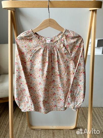 Хлопковая блузка Bonpoint, 116