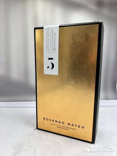 Rosendo mateu 5 Floral amber sensual musk 100ml