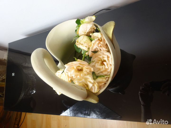 Кашпо Лебедь винтаж Франция