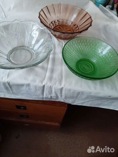 Колекционные Салатники из стекла СССР