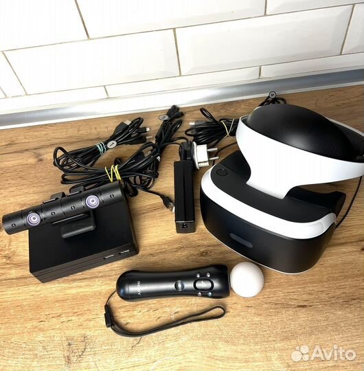Шлем sony ps4 vr +мув+ переходник