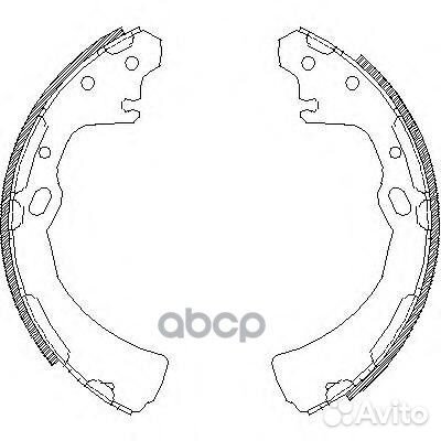 Колодки торм.барабанные 438400 Road house