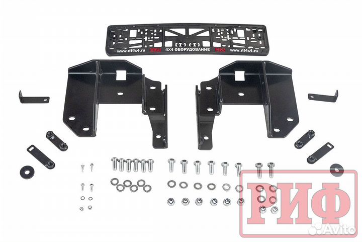 Бампер силовой риф Toyota Land Cruiser Prado 120