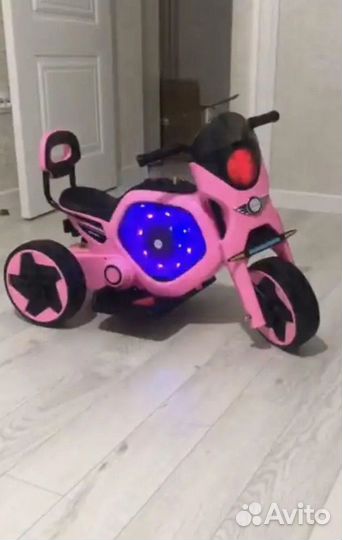 Детский электромобиль мотоцикл