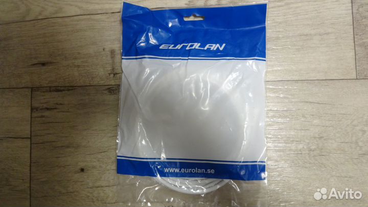 Кабель патч-корд UTP кат.5e Eurolan 21D-U5-03WT 3м