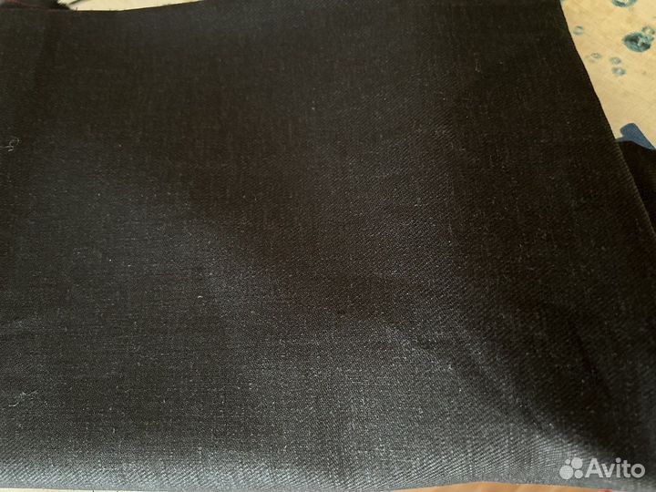 Отрез ткани лён