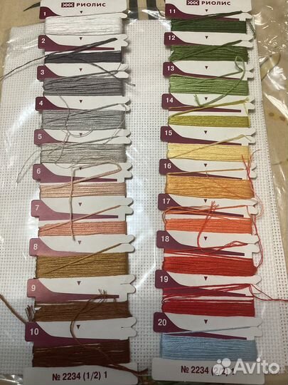 Остатки набора Риолис веселые гномы