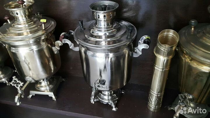 Самовар на дровах реставрация гравировка покупка