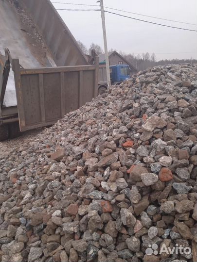 Бетонный щебень 40-70.Чистый.Быстрая доставка