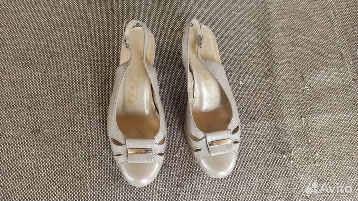 Кожаные туфли 34 р