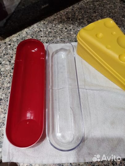 Набор контейнеров для сыра и колбасы