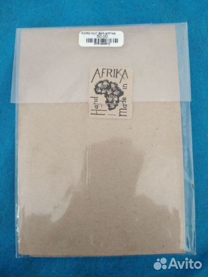 Африканская открытка ручной работы