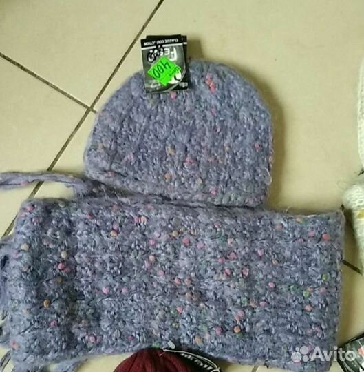 Комплект шапка и шарф