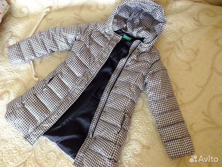 Полупальто зимнее для девочки 6-7лет