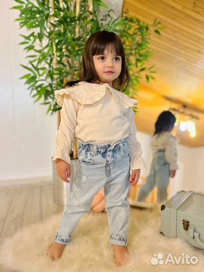Джинсы для девочки 104,110,116,128