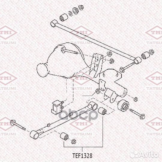 Сайлентблок рычага подвески great wall: hover H2