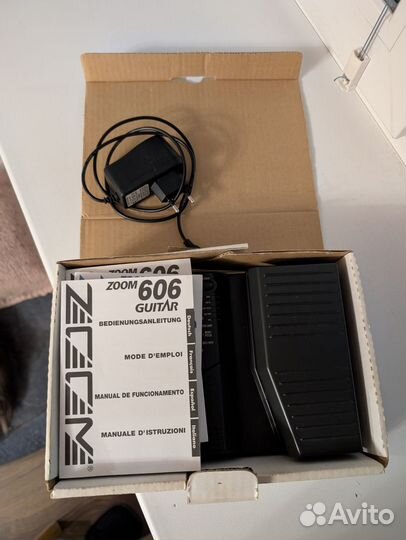 Гитарный процессор zoom 606